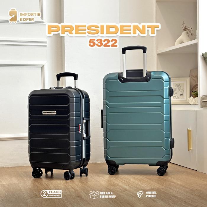 Koper President Original 5322 Series 20 & 24 Inch Aluminium Tsa Lock #Gratisongkir