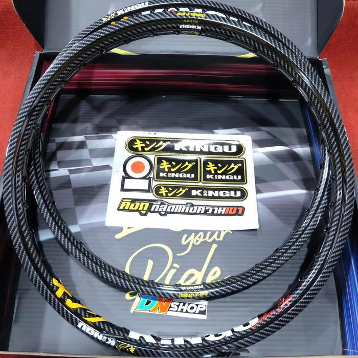 Velg kingu model karbon ring 17 original thailand