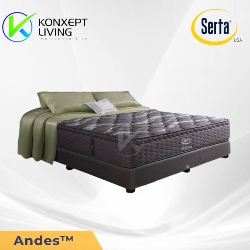 Serta Springbed Andes TM Ukuran 120x200 Fullset Tanpa Sandaran