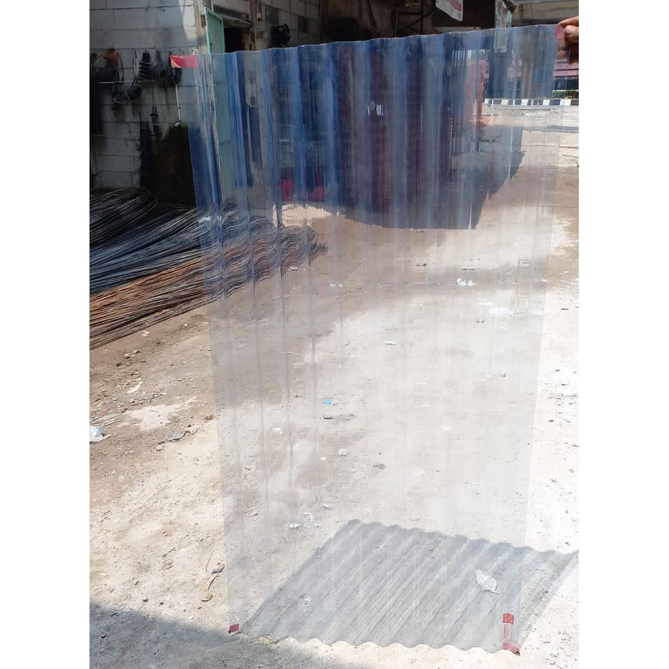 "New" atap plastik gelombang transparan
