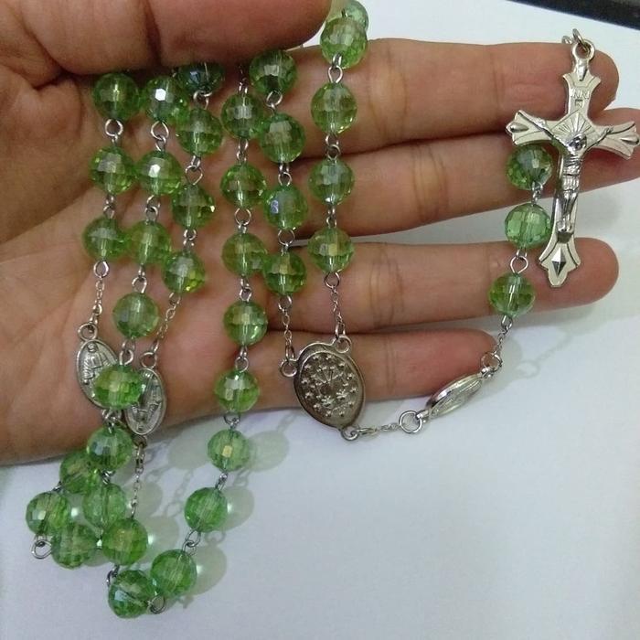 rosario / kalung rosario / rosario batu / rosario kristal / rosario