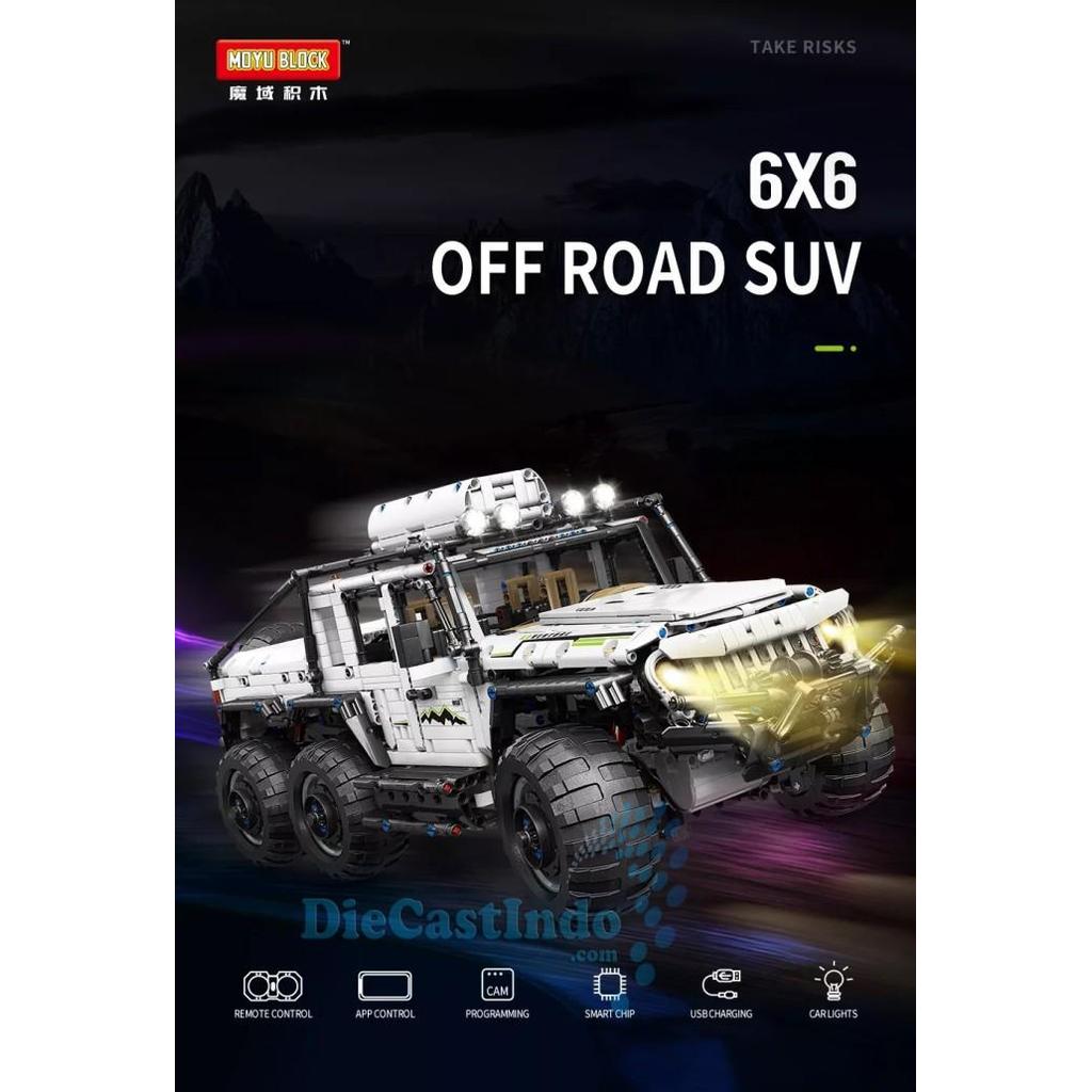 ` MOYU Block RC Cars 6x6 Offroad SUV 1:8 MY88009