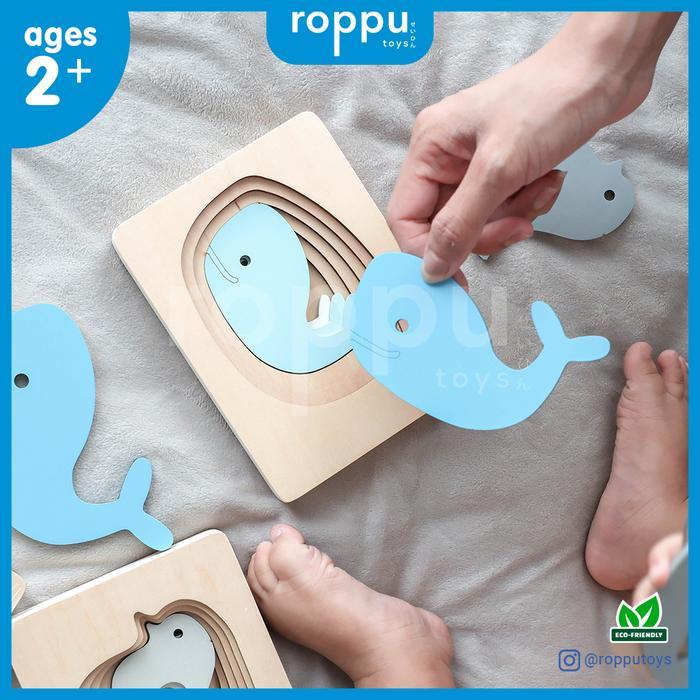 ` Roppu Puzzle Animal / Mainan Puzzle Binatang Susun Anak