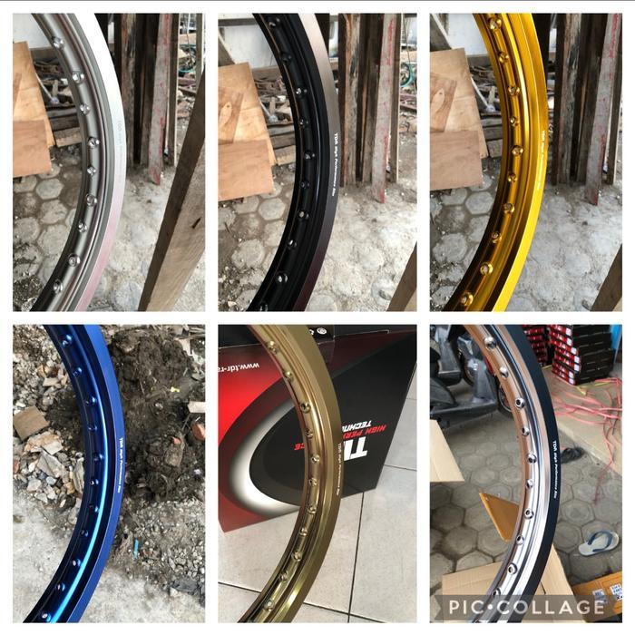 Velg TDR ring 17 ukuran 140 160 185 215 ready black silver gold brown blue titanium