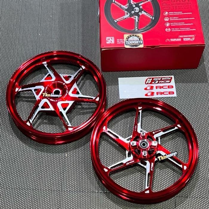 Velg RCB Racing Boy CT600 CNC Wheel Vario 125/150 / 160 Cbs All Series Pcx Cbu Original - Merah