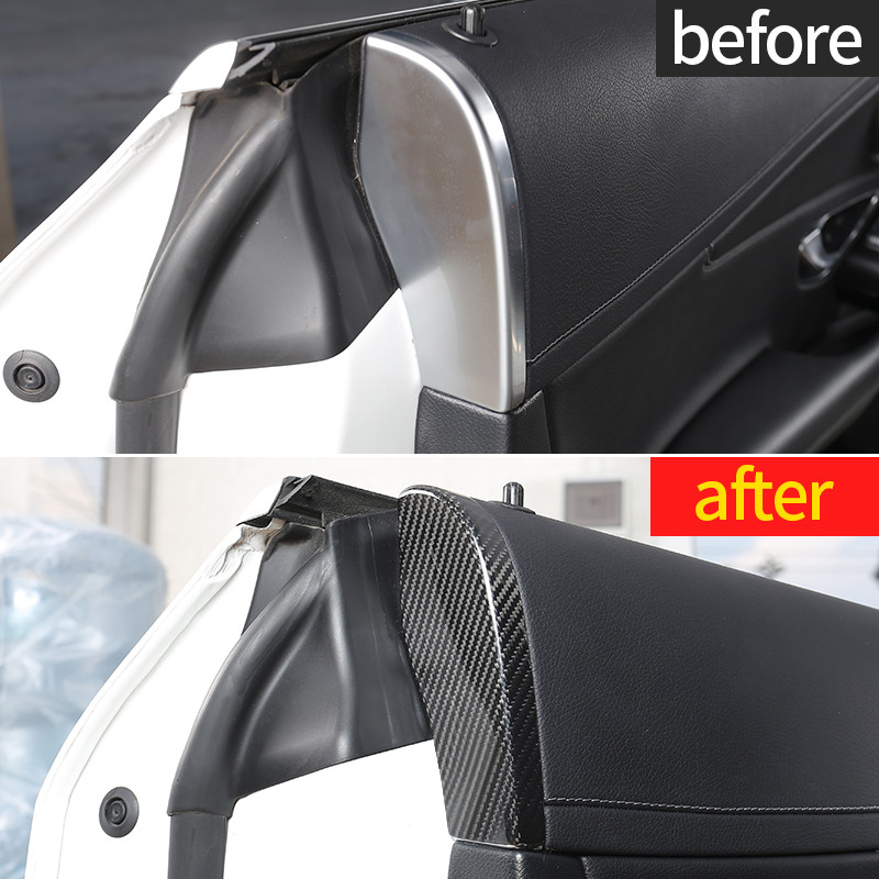 . Carbon Fiber Door Trim For Mercedes W205 Amg Coupe Amg C205 2 Doors C260 C300 C200 Mercedes C
