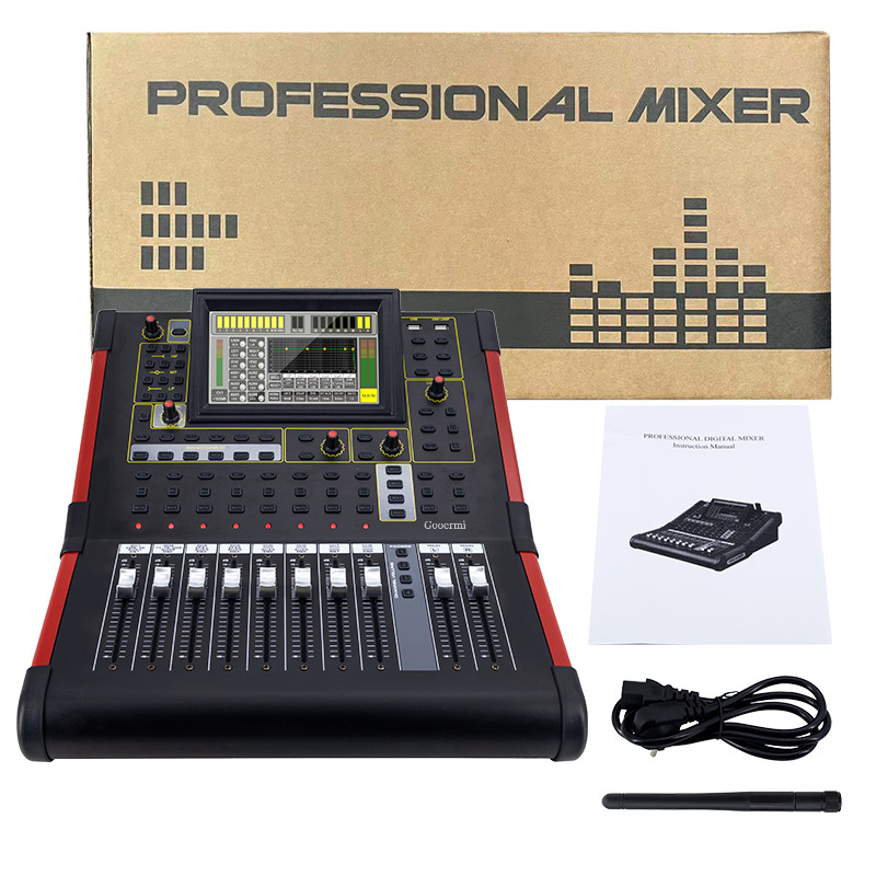 . Digital Audio Mixer 12 Channel Professional Mixing Console Dj Sound -
