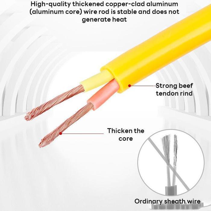 Tool House Kabel Listrik Gulungan Roll 30/20/10/5/3 Meter Sambungan Listrik Kabel Roll Kontra Arde