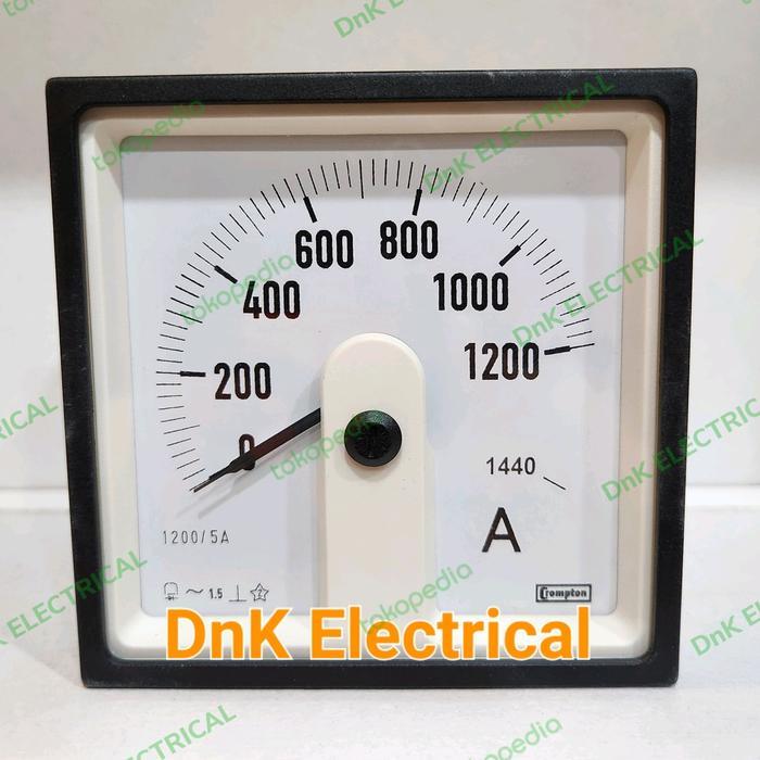 Ampere Meter Via CT Merk CROMPTON