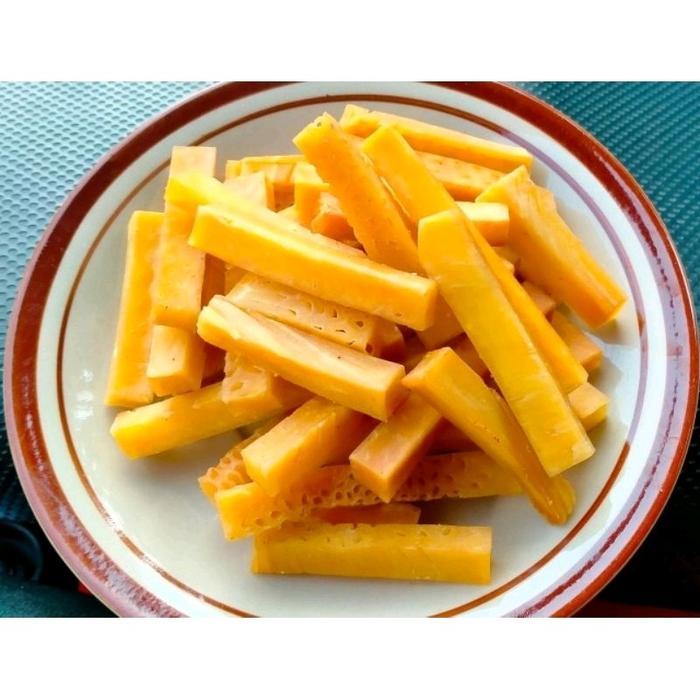 Yummy Keripik Stik Sukun Mentega 1kg - Cemilan Kering Goreng Asin Camilan Kripik - Food, Snack