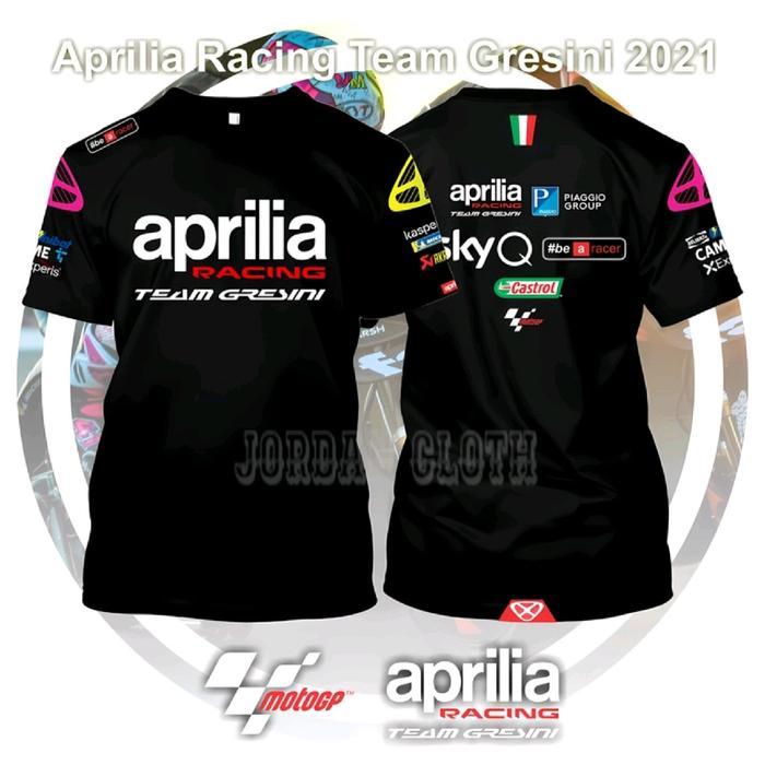 Tshirt Baju Kaos Aprilia Racing Team Gresini Motogp