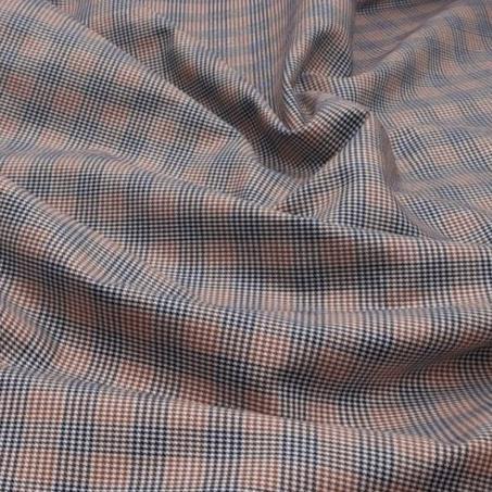 Katun Shirting Classic Tartan Shirting Biru Kuning