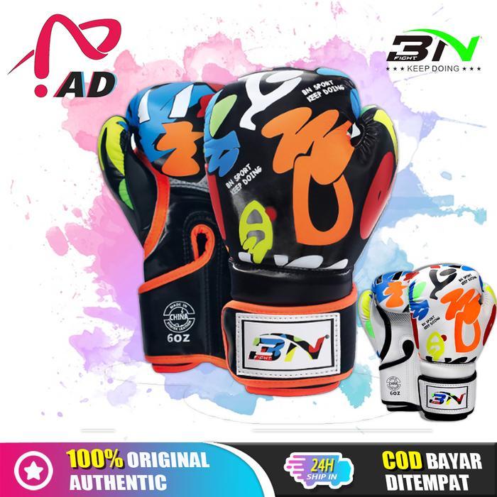 Sarung Tinju Anak Bn / Gloves Boxing Child / Sarung Muaythai Anak / Glove Muaythai Anak Premium -