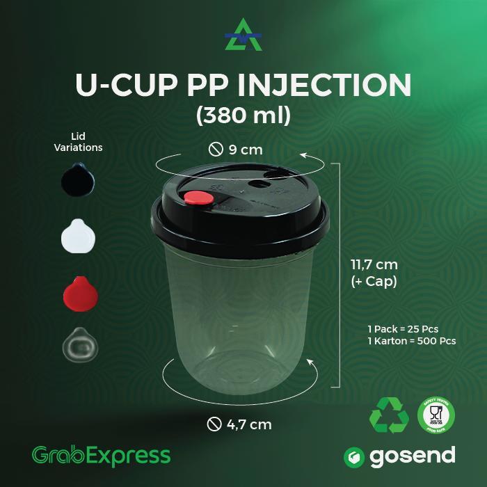 Cup Plastik 12Oz/ Gelas Plastik / Cup Injection 12Oz/ Gelas 380ml