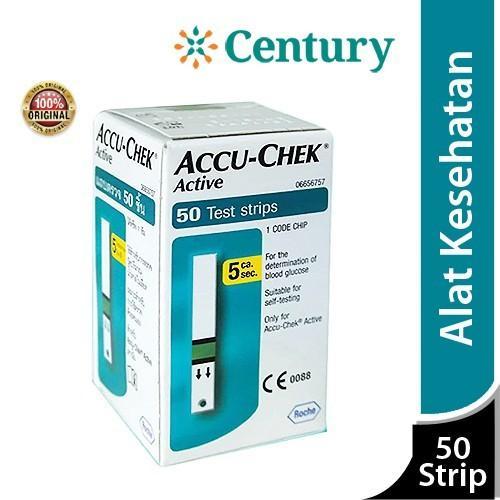 ACCU-CHEK ACTIVE TEST STRIP 50 / TEST STRIP / GULA DARAH / ALKES