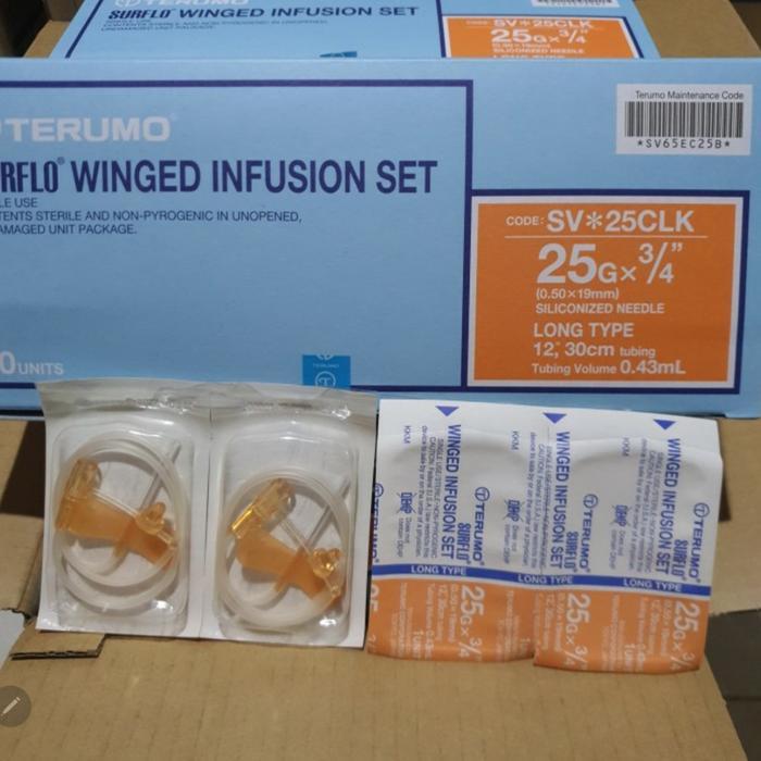 wing needle 25 Terumo