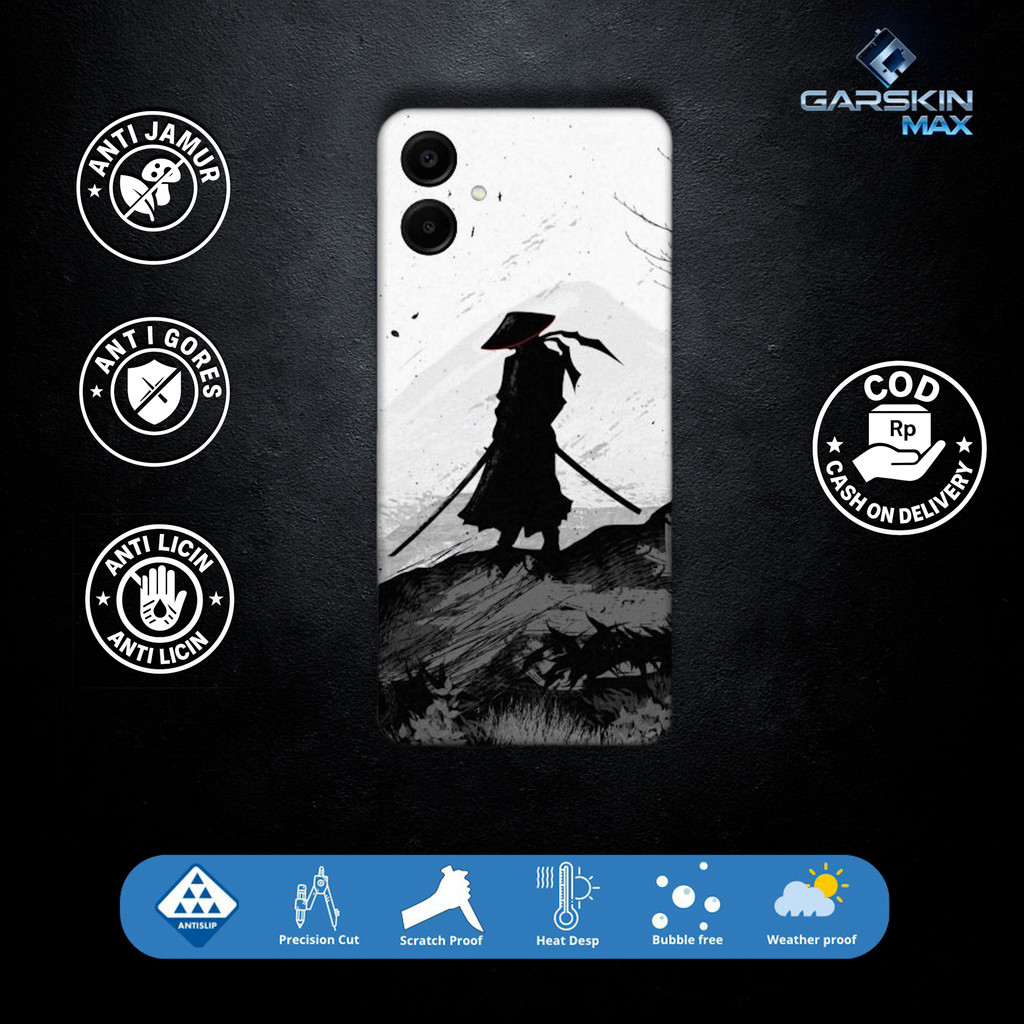 Garskin Skin Samsung A06 wave Fullbody / Backonly | Anti Gores | Bisa Custom | Kode - b80