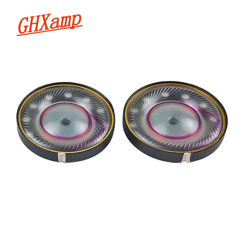 GHXAMP 40mm Headset Speaker 32ohm HIFI Headphone Unit Full Range Bass Composite Diaphragm Headset