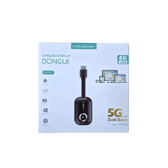 Mirascreen G9 Plus 5G+2.4G Wireless Display Dongle Hdmi Mirroring Cast Smart View
