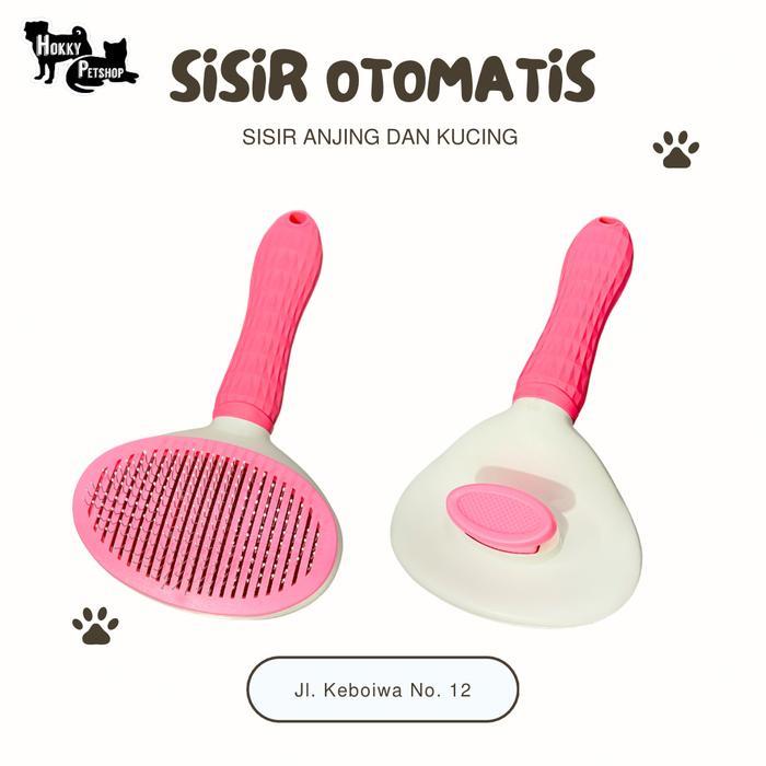 Sisir Bulu Anjing Otomatis / Sisir Bulu Kucing Otomatis / Sisir Anjing