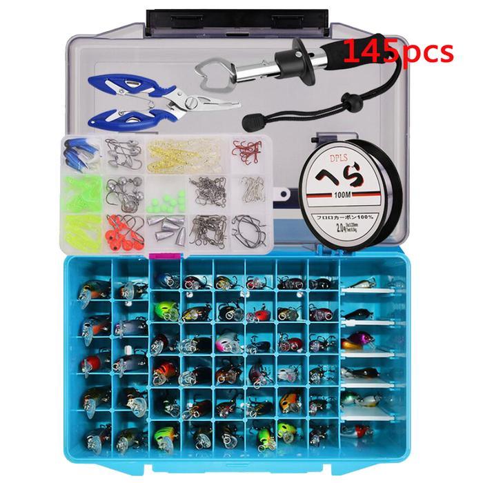 143/145Pcs Fishing Lure Set Fishing Hard Bait Mini Minnow Floating