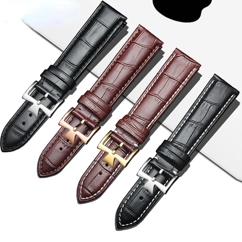 First layer leather universal watch strap for Vacheron vc Constantin heritage bracelet men's