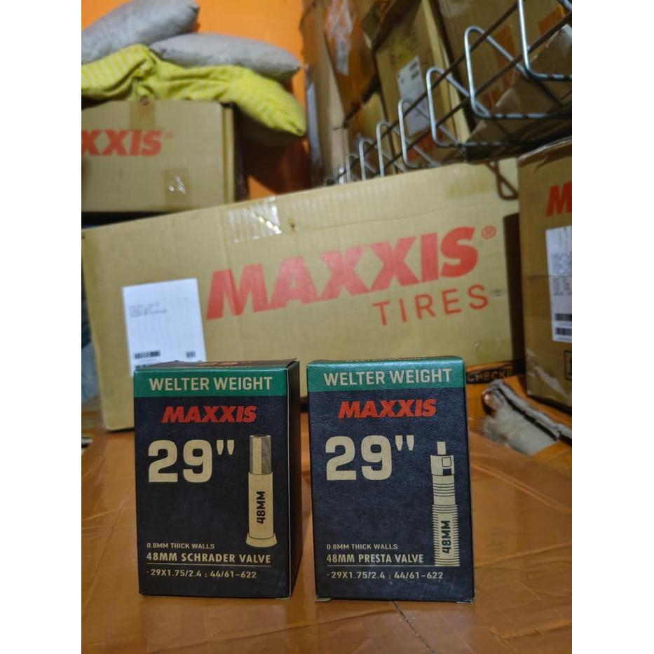 Ban Dalam Sepeda Maxxis 29 X 1.75/2.4 Schrader (Sv) & 29 X 1.75/2.4 Presta (Fv)