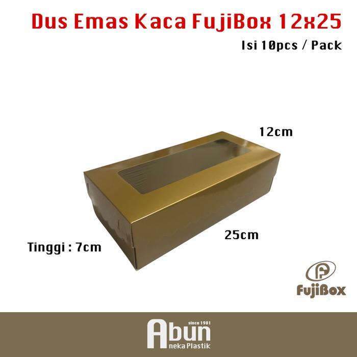 Dus Emas Kaca (Fuji Box) 12X25 Isi 10Pcs