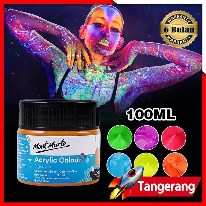 Ready Cat Glow In The Dark 100ml Cat Glow In The Dark Akrilik Menyala Dalam Gelap Cat Sepatu Kain