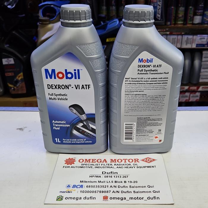 mobil atf dextron 6(oli matic)full synthetic original asli 100%