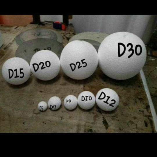 Diameter 45cm Bola Gabus Styrofoam Ball