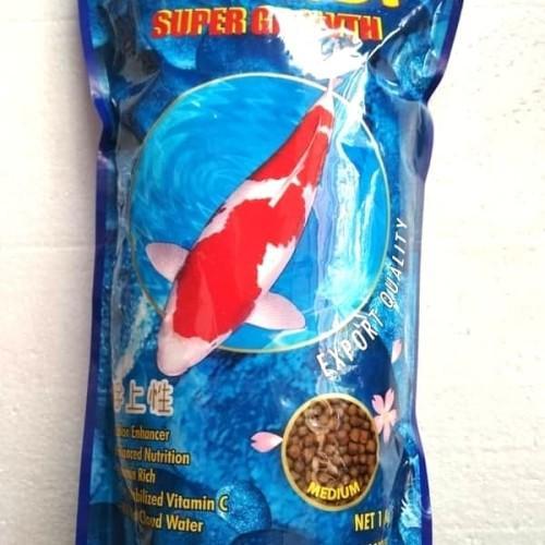 Pelet Koi Cp Koi Cp Koi Super Growth Medium 1 Kg Makanan Ikan Koi