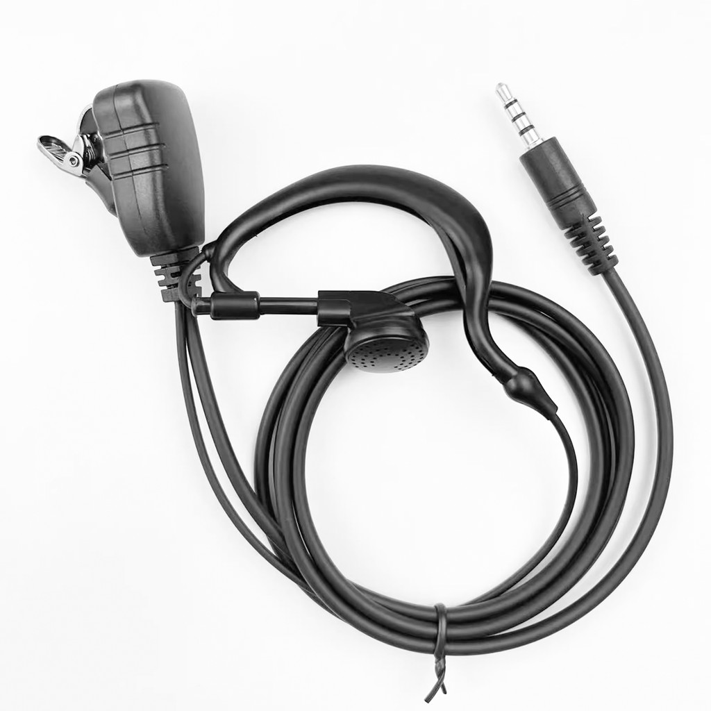 Walkie Talkie G-Shape PTT MIC Headset Earpiece For Hytera PNC360 PNC380 PNC550 Two Way Radio