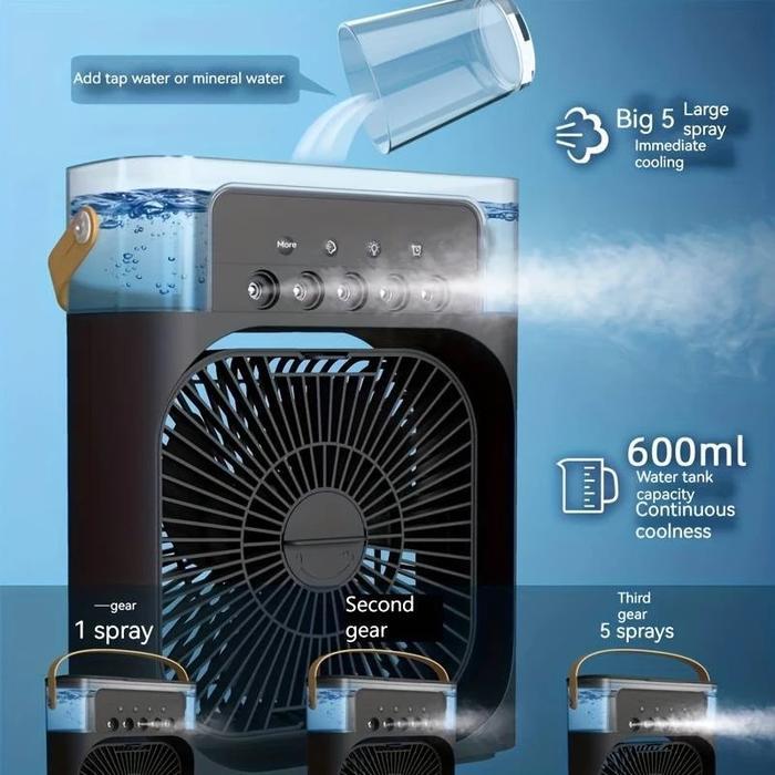 "New" Kipas AC Pendingin Mini Kipas AC Air Cooler Pendingin Kipas AC Serbaguna