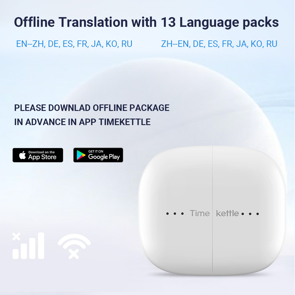 . Timekettle M3 Language Simultaneous Translator Headset Business -