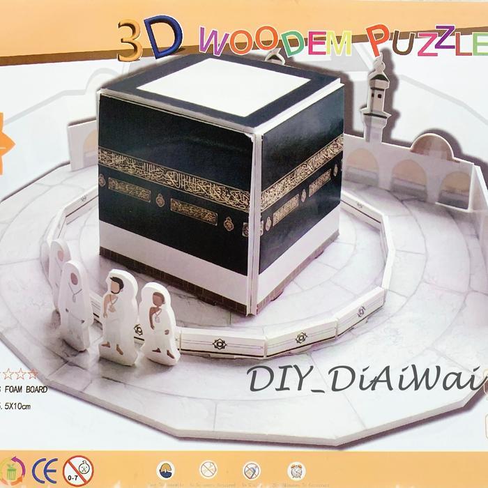 ` Puzzle 3D Faom Kabah Mekkah
