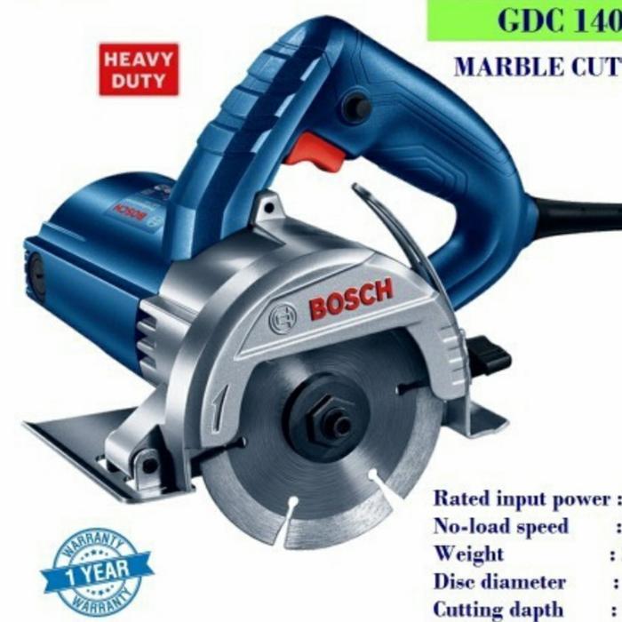 storejayabaru Bosch Marble Cutter GDC 140 Mesin Potong Marmer Keramik Granit Profe