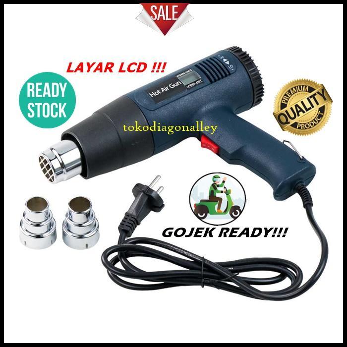 maju store12 Blower Pemanas Kaca Film Sticker Solder Uap Pemanas Mika Lampu