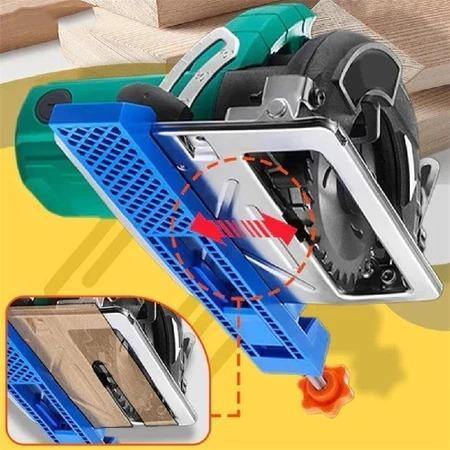JIG BASE GUIDE MESIN GERGAJI CIRCULAR SAW PENGGARIS PEMBATAS ALAT BANTU POTONG MESIN SERKEL MINI