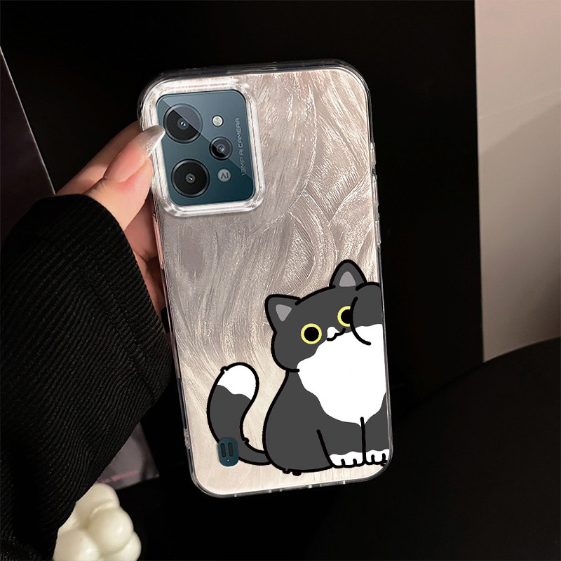 Casing Hp Untuk Realme C31 Case Casing HP Softcase ponsel silikon tahan jatuh transparan camlet Kasi