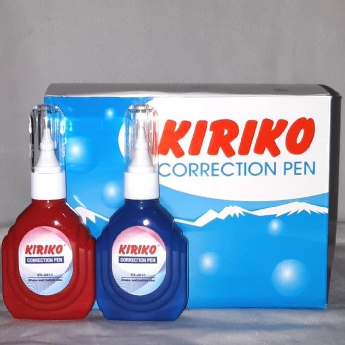 Tip-ex Cair Kiriko / Correction Pen Kiriko / Penghapus Bolpen