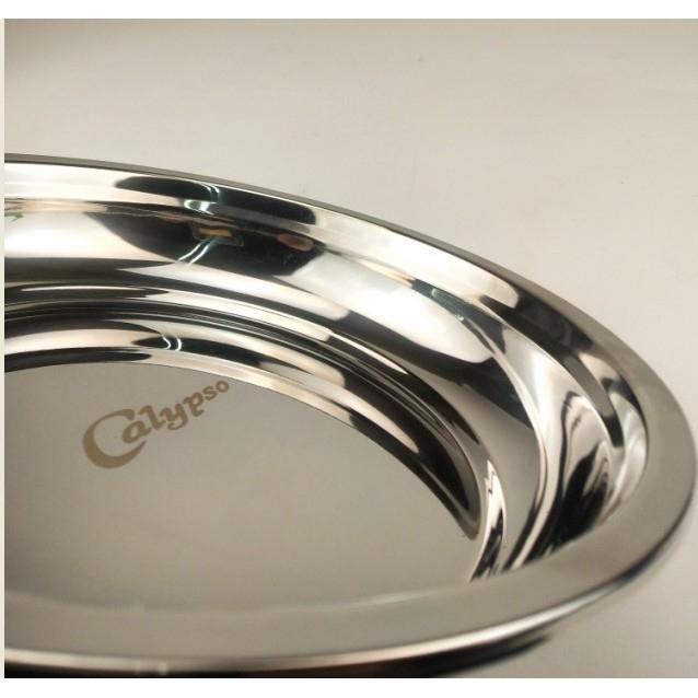 Piring / Nampan Bulat Calypso Stainless Steel 28cm