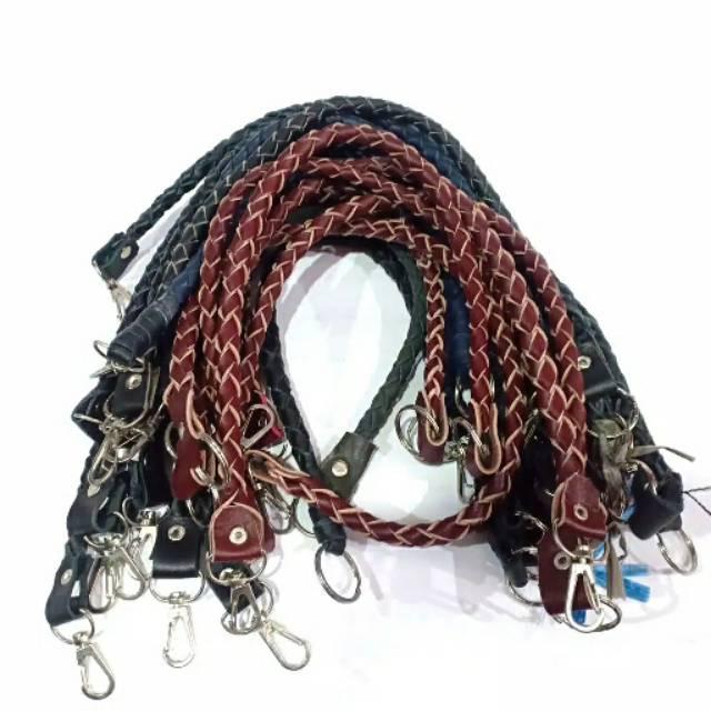 tali dompet kulit anyam tali dompet kulit aksesoris dompet