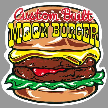 Stiker Moon Burger Moon Eyes Original Import