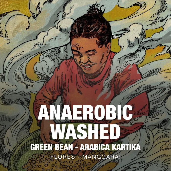 Green Bean Arabica Anaerobic Washed - 1Kg Biji Kopi Mentah Flores Manggarai