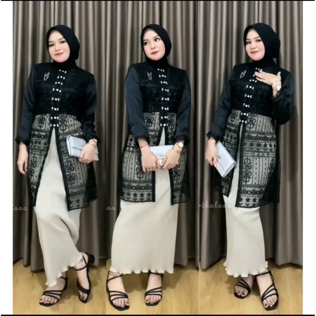 Bsju Tonik Lebaran 2025 Tunic Cewek Cantik Tunik Kemeja Tumik Muslim Tunix Mewah Polos Dewasa Tunic 