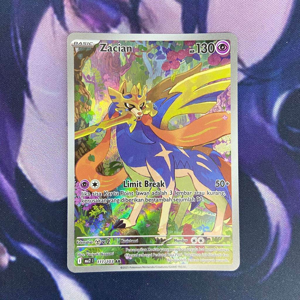 pokemon (ID) zacian - MA2 111/103 - AR