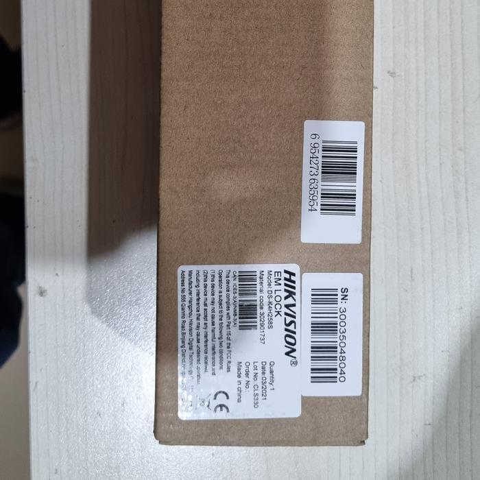 Unik Hikvision K4H258S . Ds-K4H258S Magnetic Lock Single Door Terlaris