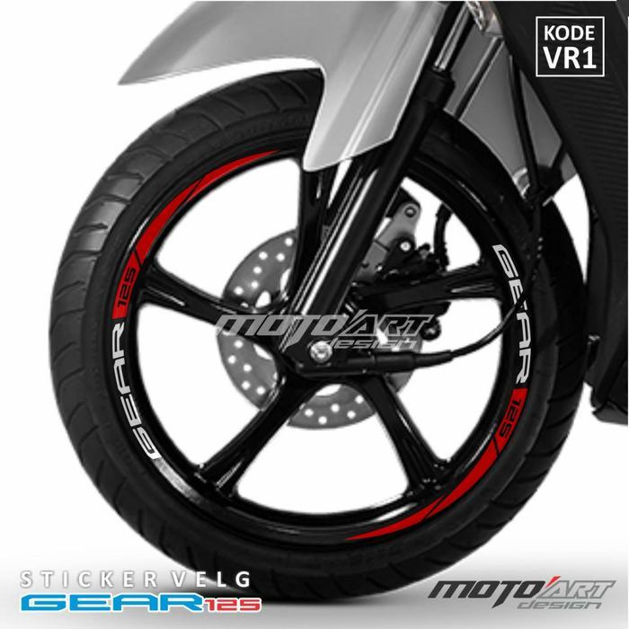Sticker Velg Yamaha Gear 125
