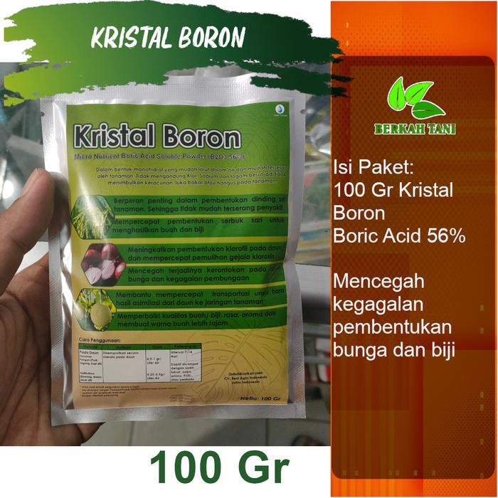 Terangbenderangshop Pupuk Mikro Boron Kristal Boron 100 Gram Kristalon Boron